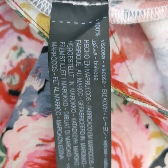 NWT ZARA Floral faux wrap Dora mini skirt - Picture 11 of 13